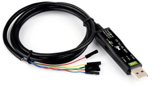 Main image of Industrial USB to TTL (C) 6pin Serial Cable Adopts Original FT232RNL Chip with Multi Protection Circuits and Multi Systems Support, with Hardware Flow Control