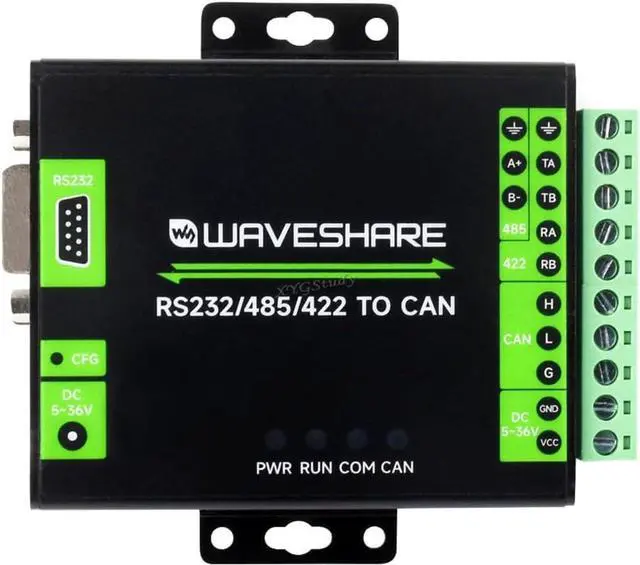 Main image of RS232/485/422 to CAN Industrial Isolated Converter Supports Modbus RTU Conversion with Multiple Protection Circuits @(RS232/485/422 to CAN)