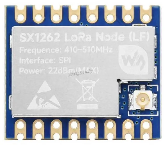 Main image of Core1262 LF LoRa Module SX1262 Chip Long-Range Communication Anti-Interference Suitable for Sub-GHz Band @(Core1262-LF)