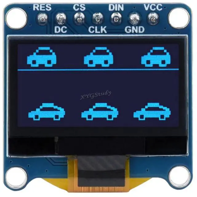 Main image of 0.96inch OLED Display Module (E) Screen 128×64 Resolution Embedded SSD1315 Driver Chip SPI / I2C Interface (Blue) @