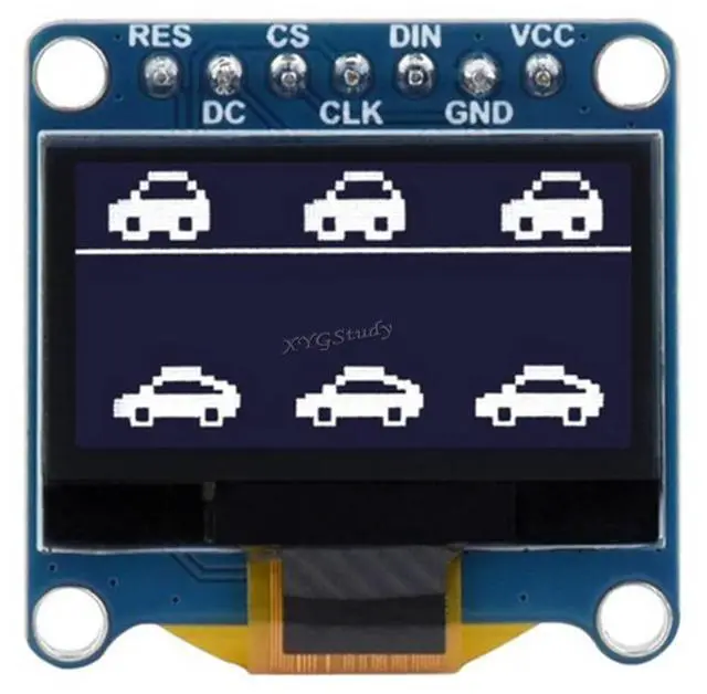 Main image of 0.96inch OLED Display Module (D) Screen 128×64 Resolution Embedded SSD1315 Driver Chip SPI / I2C Interface (White) @