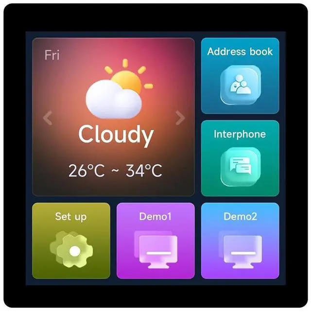 Main image of RP2350 4inch Display Development Board, 480×480 IPS Panel Display, 65K Color, Dual-core & Dual-Architecture Design, with Touch @(RP2350-Touch-LCD-4)