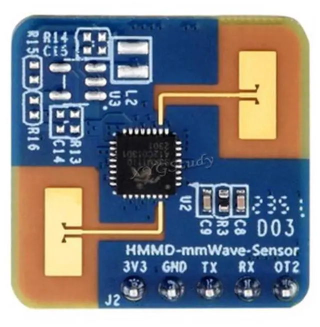Main image of Human Micro-Motion Detection mmWave Sensor, 24GHz mmWave Radar, Adopts FMCW Technology @(HMMD-mmWave-Sensor)