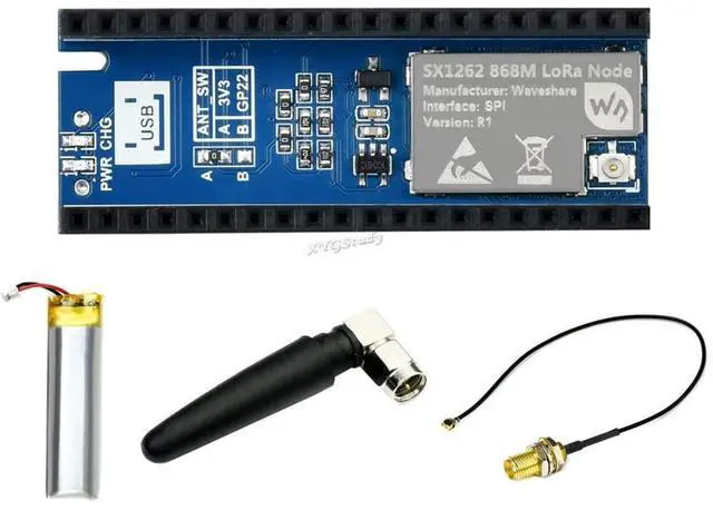 Main image of for Raspberry Pi Pico SX1262 LoRa Node Module, LoRaWAN Protocol Support, Choice of Frequency Band 433M (410~525MHz) @(Pico-LoRa-SX1262-433M)
