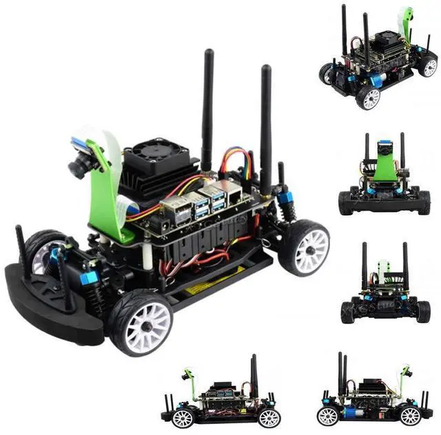 Main image of JetRacer Pro AI Kit Accessories for Jetson Nano to Build High Speed AI Racing Robot Car with Front Camera Eye Dual-Band Wireless WiFi for Deep Learning Self Driving DonkeyCar @