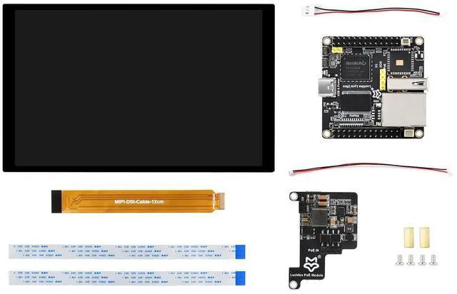 Main image of Luckfox Lyra Ultra RK3506B Linux Micro Dev Board with 10.1inch DSI LCD, Integrates Triple-core ARM Cortex-A7 and ARM Cortex-M0 Processors, Onboard 8GB eMMC @(Luckfox Lyra Ultra LCD Kit B)