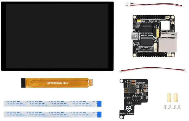 Main image of Luckfox Lyra Ultra RK3506B Linux Micro Dev Board with 10.1inch DSI LCD, Integrates Triple-core ARM Cortex-A7 and ARM Cortex-M0 Processors, Onboard 8GB eMMC @(Luckfox Lyra Ultra W LCD Kit B)