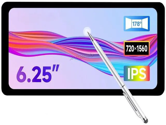 Main image of 6.25inch HDMI Capacitive 720×1560 IPS Panel Touch Display for Raspberry Pi 5/4B/A+/B+/2B/3B/3B+/Zero W/Zero WH, Compatible with Windows 11/10/8.1/8 /7 @(6.25inch 720x1560 LCD)