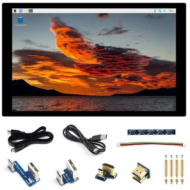 Main image of 10.1inch 1280×800 Capacitive Touch Display Monitor Compatible with Raspberry Pi 5/4B/3B/Zero/Zero W/Zero 2W/Pico/Pico W/Pico WH, Jetson Nano, Windows 11/10 / 8.1/8 / 7 @(10.1DP-CAPLCD)