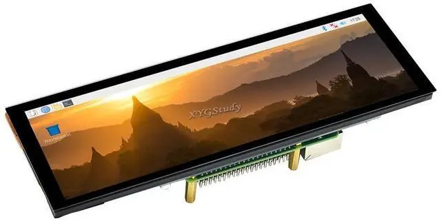 Main image of 7.9inch for Pi IPS Capacitive HDMI LCD 400×1280 Touch Screen Display Monitor Toughened Glass Panel for Raspberry Pi 4 3 2 Model B B+ A+ Jetson Nano Windows 10/8.1/8 / 7