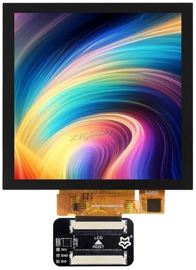 Main image of 4inch IPS Capacitive Touch Display Compatible with Luckfox Pico Ultra and Ultra W Development Board, RGB Communication Interface @(LF40-720720-ARK)