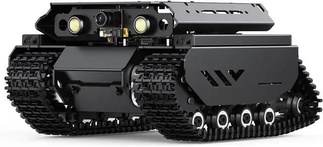 Main image of UGV Beast Open-Source Off-Road Tracked AI Robot Compatible with Raspberry Pi 5 with Dual Controllers, Computer Vision, PI5-4GB NOT Included @(UGV Beast PI5 AI Kit Acce)