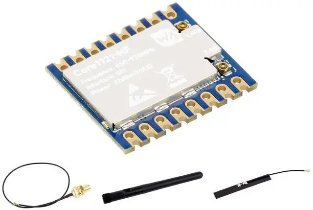Main image of Core1121 HF Dual-Band LoRa Module Based on LR1121 Low-Power LoRa Transceiver, LR1121 LoRa Core Module Support Sub-GHz (150MHz ~ 960MHz), S-Band (1.9GHz ~ 2.1GHz), and 2.4GHz ISM Frequency Bands