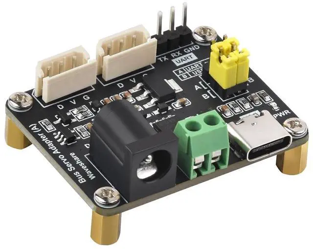 Main image of ST/SC Serial Bus Servo Driver Board - Supports UART & USB Control, Powers & Controls Up to 253 Servos, 42mm x 33mm