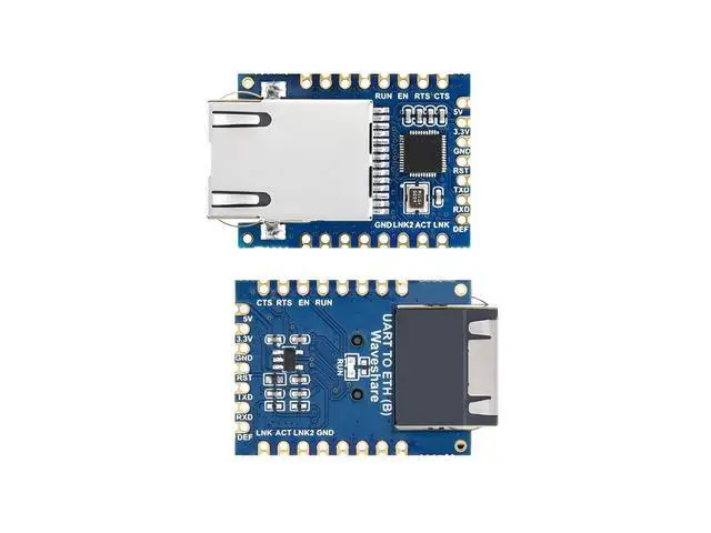 Alt view image 2 of 7 - TTL UART to Ethernet Serial Converter Module Support TCP Server/TCP Client/UDP Multicast/UDP Mode, Modbus Gateway, NTP Protocol etc. Tiny Size, Easy to Integrate