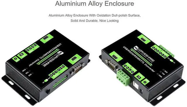 Alt view image 5 of 7 - USB/RS485/RS232/TTL Converter Industrial Isolated Multibus Converter Support USB/RS232/TTL to RS232/485/TTL, Built-in Multi Protection Circuits, Fast Communicating, Better Compatibility