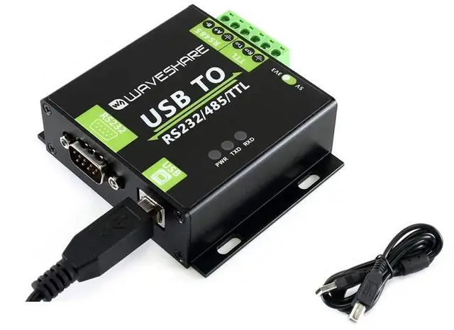 Main image of USB to RS232/RS485/TTL Interface Converter Industrial Isolated Converter with Original FT232RL Inside, 300-921600bps Baudrate Onboard Power Isolation, ADI Magnetical Isolation