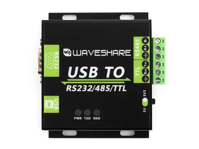 Alt view image 4 of 7 - USB to RS232/RS485/TTL Interface Converter Industrial Isolated Converter with Original FT232RL Inside, 300-921600bps Baudrate Onboard Power Isolation, ADI Magnetical Isolation