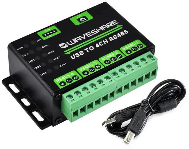 Main image of USB to RS485 Converter Communication Module Extending USB to 4CH RS485, Transmission Distance up to 1.2km, Multi Protection Circuits, Support Win11/10/8.1/8/7 Mac Linux Android etc.