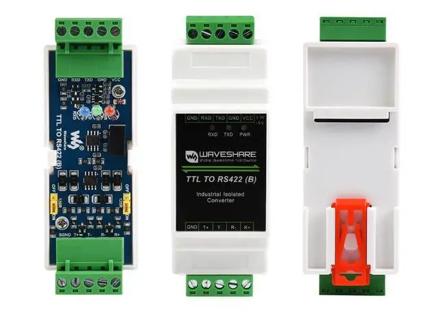 Alt view image 7 of 7 - TTL to RS422 Serial Converter, Galvanic Isolated, Compatible with TTL/RS422 Standard, Supports Full Duplex Communication, 106.0 58.6 36.0mm