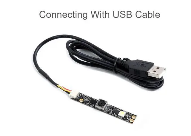 Alt view image 4 of 6 - 5MP USB Camera Module (B) 1080P Video Recording Auto-Focus Camera for Windows Linux, OV5640 USB2.0 Webcam Board 2.8 Aperture 68° FOV 3.29mm Focus Length