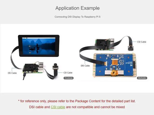 Alt view image 5 of 7 - DSI FPC Flexible Cable for Raspberry Pi 5, 22Pin to 15Pin Pi5 Display Cable Suitable for DSI Display Screens, More Stable Signal Transmission (500mm)