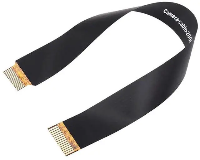 Main image of CSI FPC Flexible Cable for Raspberry Pi 5, 22Pin to 15Pin Pi5 Camera Cable Suitable for CSI Camera Modules, with Black EMI Shielding Film, More Stable Signal Transmission (200mm)