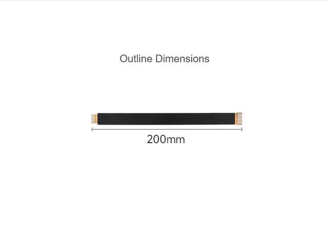 Alt view image 6 of 7 - CSI FPC Flexible Cable for Raspberry Pi 5, 22Pin to 15Pin Pi5 Camera Cable Suitable for CSI Camera Modules, with Black EMI Shielding Film, More Stable Signal Transmission (200mm)