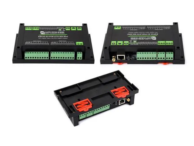 Alt view image 2 of 7 - ESP32-S3 8-Ch Digital Input & Output Controller, Dual-core Processor, Built-in PoE Module, Support WiFi/Bluetooth / RS485 / CAN/ETH Port, etc. Multiple Isolation Protection Circuits