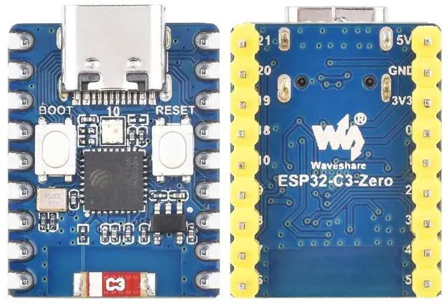 Main image of ESP32-C3 Mini Development Board with Pre-soldered Header, Based on ESP32-C3FN4 Single-core Processor, 160MHz Running Frequency, Support 2.4GHz Wi-Fi (802.11 b/g/n) & Bluetooth 5