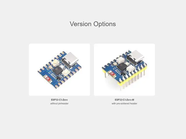 Alt view image 7 of 7 - ESP32-C3 Mini Development Board with Pre-soldered Header, Based on ESP32-C3FN4 Single-core Processor, 160MHz Running Frequency, Support 2.4GHz Wi-Fi (802.11 b/g/n) & Bluetooth 5