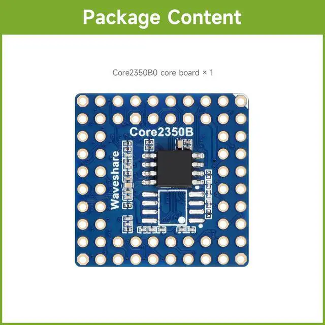 Alt view image 2 of 7 - Core2350B Core Board, Based On Raspberry Pi RP2350B Dual-core & Dual-Architecture Microcontroller, Operating Frequency Up to 150MHz, 0MB PSRAM