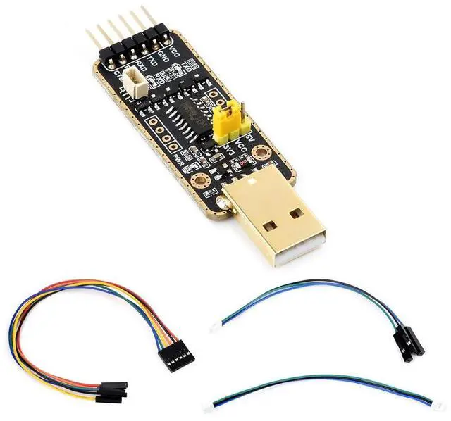 Main image of USB to UART Debugger Serial Module for Raspberry Pi 5 Communication Debugging, Onboard UART, USB Type-A Connector, Supports Windows11/10/8.1/8/7, Linux, Mac, Android