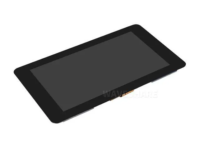 Alt view image 2 of 7 - 7 inch DSI LCD Touch Display for Raspberry Pi 4B/3B+/3A+/CM4/CM3+, 1024×600 IPS Screen Capacitive Touchscreen Supports Raspbian, 5-Points Touch, Driver Required