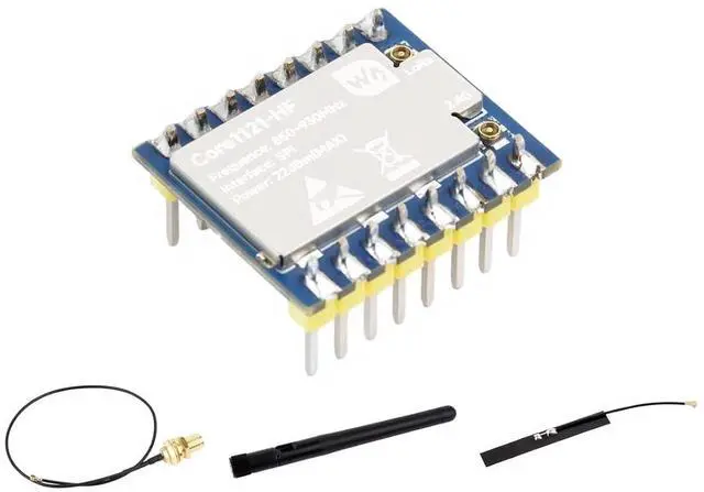 Main image of Core1121 HF Dual-Band LoRa Module Based on LR1121 Low-Power LoRa Transceiver, Support Sub-GHz (150MHz ~ 960MHz), S-Band (1.9GHz ~ 2.1GHz), and 2.4GHz ISM Frequency Bands (with Pinheader)