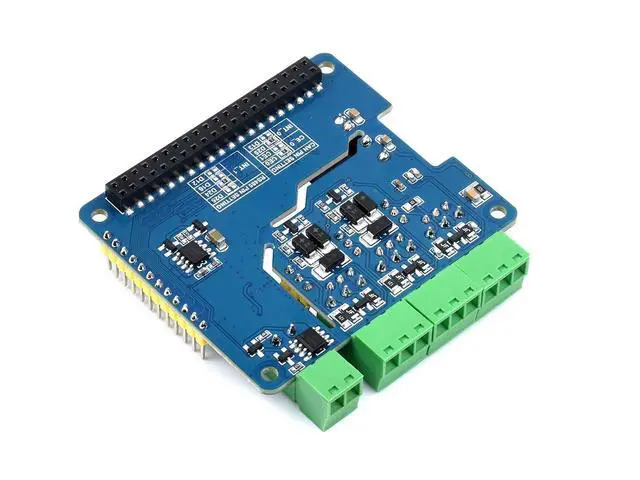 Alt view image 2 of 7 - RS485 CAN HAT for Raspberry Pi, Expand 2-Ch RS485 and 1-Ch CAN, SPI Communication, Industrial Grade Isolation Protections
