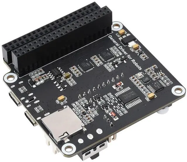 Alt view image 2 of 7 - General Driver Board for Robots, Based on ESP32, Rich Peripheral Interfaces, Support WiFi, Bluetooth and ESP-Now Communications, Compatible with Raspberry Pi and Jetson Nano