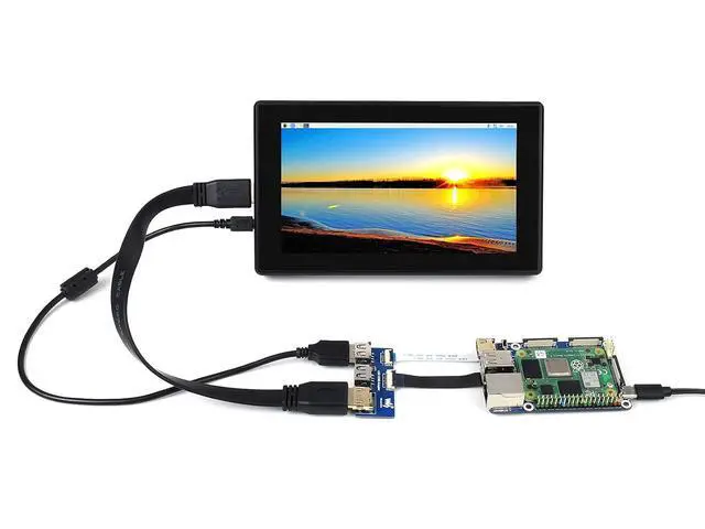 Alt view image 7 of 7 - for Raspberry Pi Compute Module 4 Base Board Accessories Kit, Include CM4-IO-BASE-A (Lite Ver.), USB HDMI Adapter, FFC Cable and USB-A to USB-C Cable, More USB and HDMI Connectors via FFC