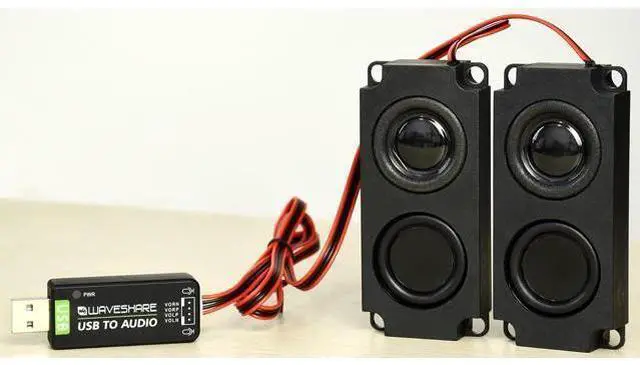 Main image of USB to Audio USB Sound Card with 8 5W Speaker for Raspberry Pi/Jetson Nano, Win7/8/8.1/10,Linux,Android, Driver-Free Plug and Play, Recording/Playback Support, Onboard Microphone/Speaker Header