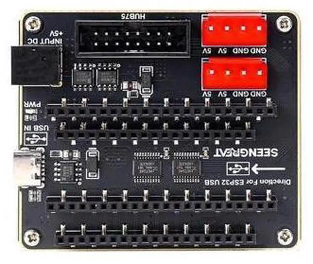 Main image of RGB Matrix Adapter Expansion Board for ESP32-S3-DevKitC-1 & ESP32-DevKitC- USB Type-C Interface, GPIO Expansion Module for IoT Prototyping