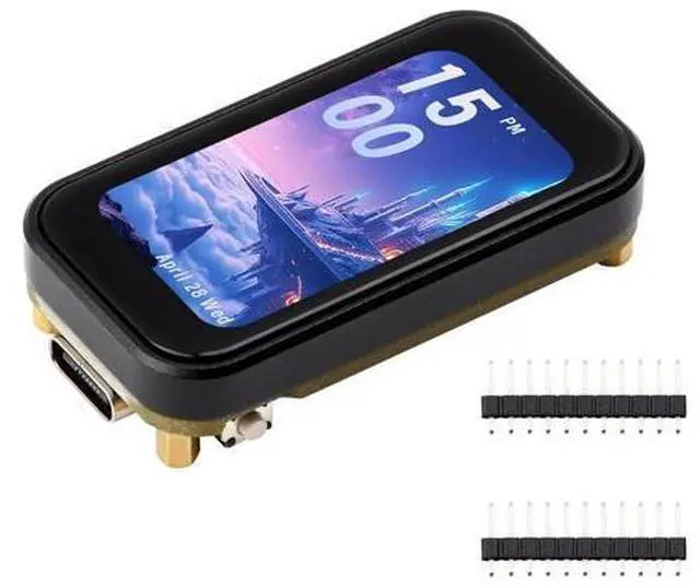 Main image of ESP32-C6 1.47inch Touch Display Development Board, 172x320 Resolution IPS LCD, 262K Display Color, Supports W-F-i 6 / BLE 5, 160MHz RISC-V Processor, Type-C, Suitable for AIoT Applications