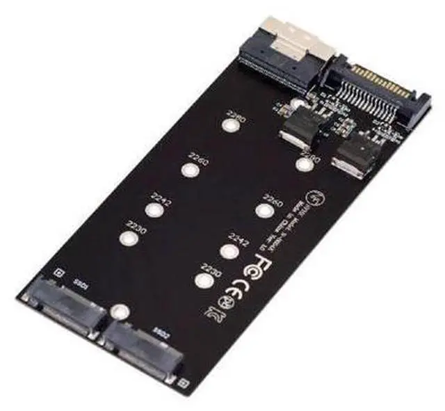 Main image of Dual 2X NVME M.2 AHCI to Slimline PCIE Express 3.0 4.0 SFF-8654 8X Raid Card VROC Raid0 Hyper Adapter