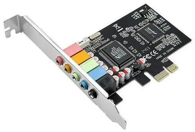 Main image of PCIe X1 to 5.1CH Internal Sound Card with CMI87384CH Chip 5.1 Channel Surround Stereo Audio Card for Desktop PC Compatible with A3D, DS3D, DirectSound 3D, EAX Sound Effects