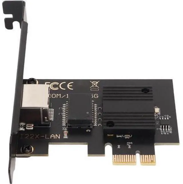 Main image of PCIe Network Card, I226 V Chip 2.5Gbps Ethernet Adapter with Low Profile Bracket, for Desktop Gaming Server Workstation 7/8/10/11 OS X Laptop