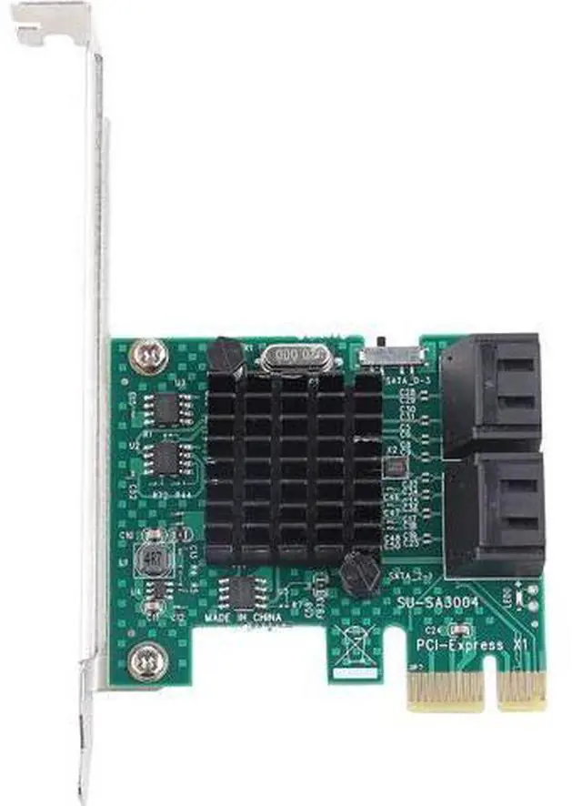 Main image of 3.0 Expansion Card 4-Port PCIE to 3.0 Expansion Controller Adapter for Narrow Spaces, Thick GoldPlated PCIE Interface, Card with Larger Heat Sink