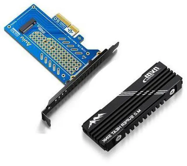 Main image of PCIE to M.2 NVMe B+M Key Expansion Card High Speed Support NVMe 2230 2240 2260 2280 SSD Support PCIe X4 X8 X16 (PCIe5.0 x4 Card Set5)
