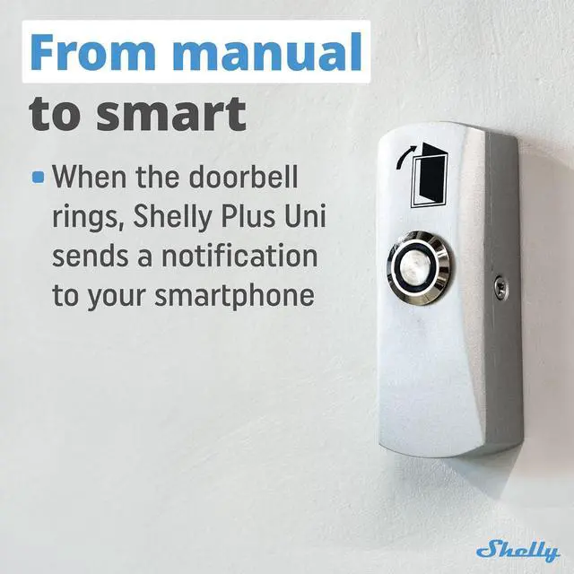 Alt view image 3 of 7 - Shelly Plus Uni Smart Wi-Fi and Bluetooth Operated Module, Dry Contact | Dry Contacts, Home Automation, Compatible with Alexa and Google Home, No Hub, Precise Voltmeter, Pulse Counting, Sensor