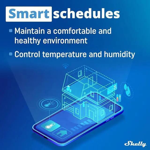 Alt view image 7 of 7 - Shelly Plus Add-On | Wi-Fi & Bluetooth Add-On for Shelly Plus Devices | Measure Temperature and Humidity | Home Automation | Works with Alexa & Google Home | iOS Android App | No Hub | Digital Sensor