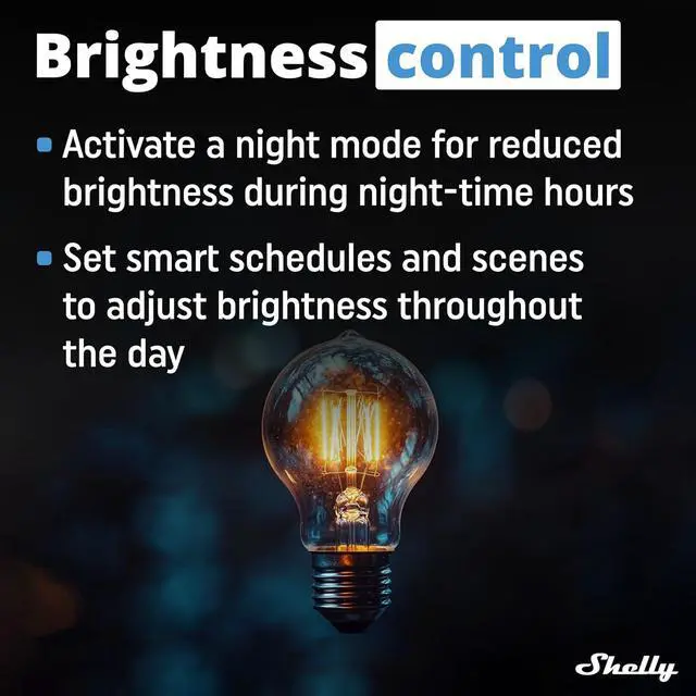 Alt view image 7 of 7 - Shelly Dimmer 0/1-10V PM Gen3, Wi-Fi Smart Dimming with Power Metering | Power Monitoring, Home Automation, Compatible with Alexa and Google Home, Home Assistance, iOS Android App, No Hub Required