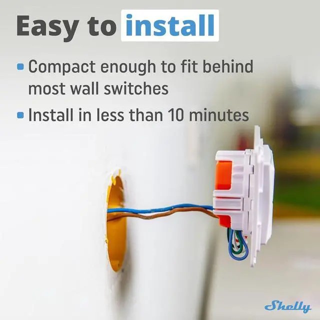 Alt view image 4 of 7 - Shelly i4 Gen3 WiFi Smart 4-Digital Inputs Controller, No Hub Required | Home Automation, Compatible with Alexa & Google Home, iOS Android App, No Hub, Remote Control, Multi-Click, Relays